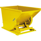 Global Industrial 2 Cu Yd Medium Duty Self Dumping Forklift Hopper, Yellow