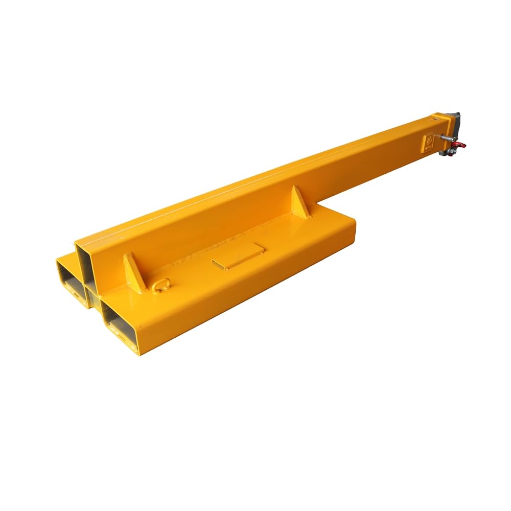 Landy Attachments Forklift Long Mobile Crane Lifting Hoist Jib Boom 9900lb Capacity