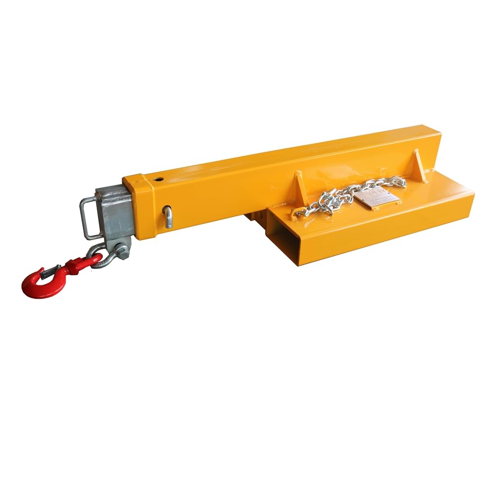 Landy Attachments Forklift Long Mobile Crane Lifting Hoist Jib Boom 9900lb Capacity