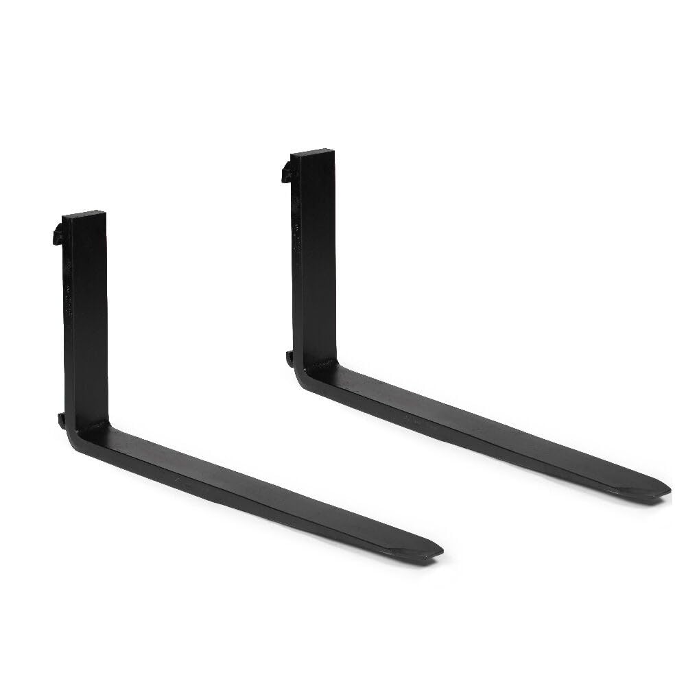Titan Attachments 48in Pallet Fork Blades, 4,000 LB Load Capacity, Class II Forklift Blades