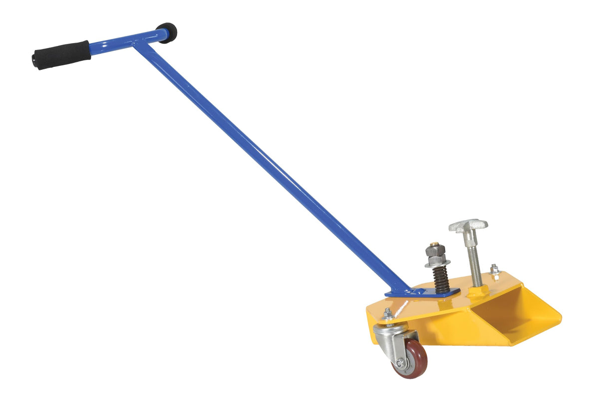 Vestil FC-29 Steel Fork Truck Caddy 300 Lb. Capacity Blue / Yellow