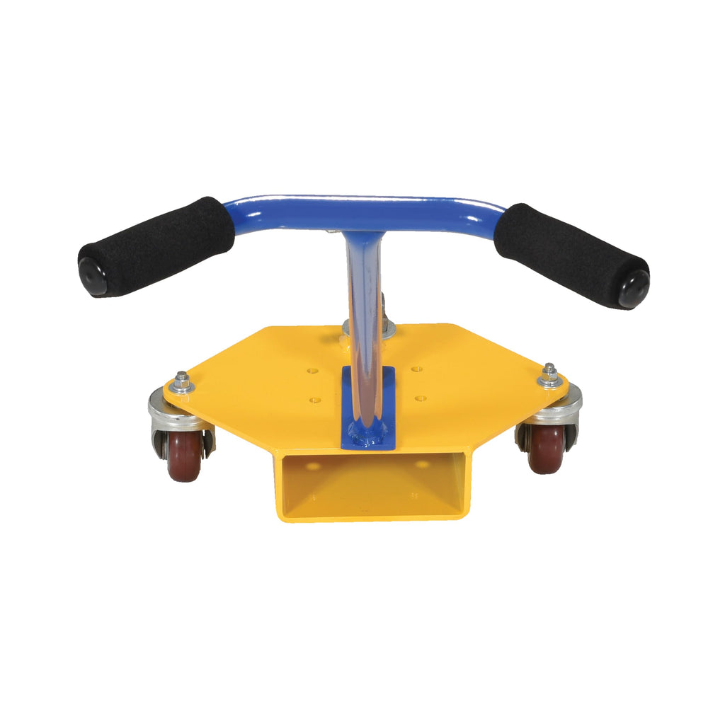 Vestil FC-29 Steel Fork Truck Caddy 300 Lb. Capacity Blue / Yellow