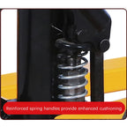 Manual Forklift - Hydraulic Pallet Truck with PU Wheels, Compact Steel Forklift, Industrial and Commercial Use(200kg-90cm)