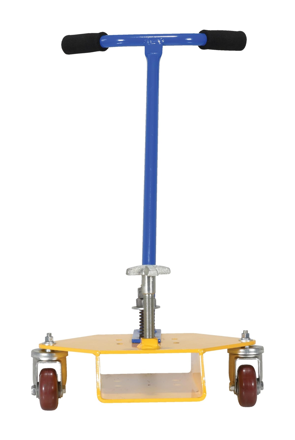 Vestil FC-29 Steel Fork Truck Caddy 300 Lb. Capacity Blue / Yellow