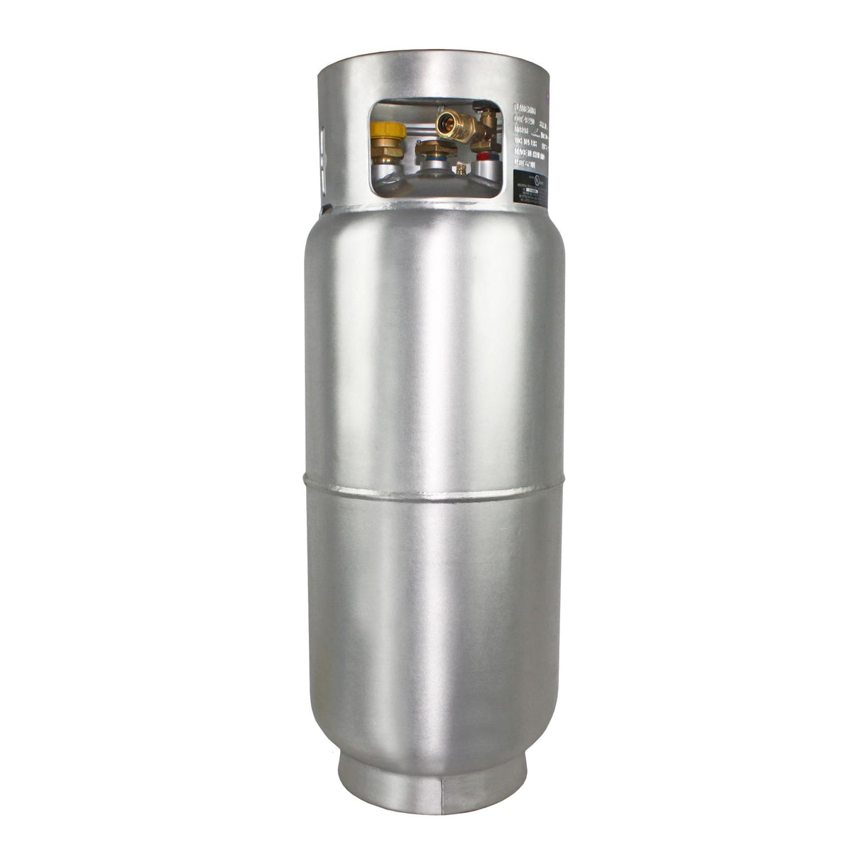 Flame King 43.5LB Aluminum Forklift Propane Tank with Gauge, Corrosion-Resistant and Rust-Free, DOT and TC Compliant, Lightweight, Rugged-Designed