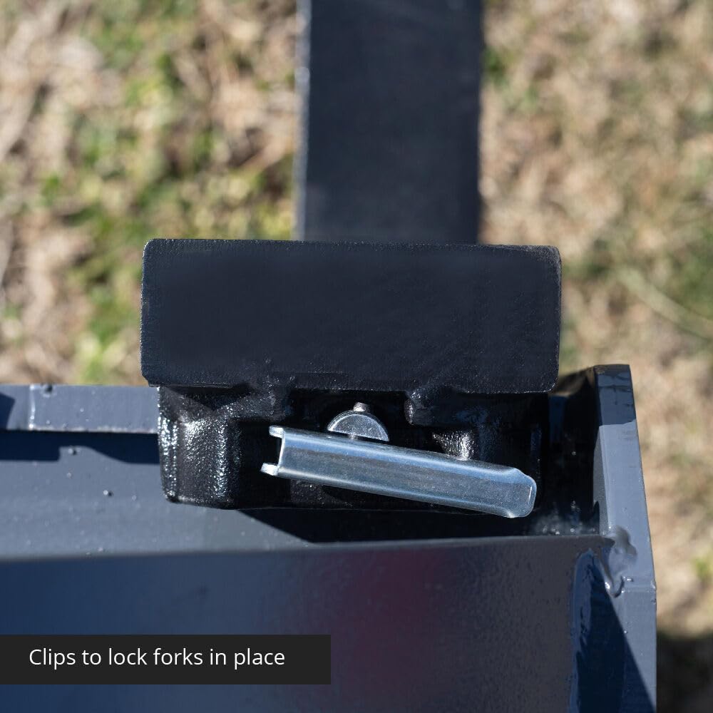 Titan Attachments 48in Pallet Fork Blades, 4,000 LB Load Capacity, Class II Forklift Blades