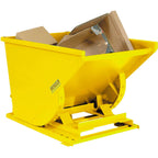 Global Industrial 2 Cu Yd Medium Duty Self Dumping Forklift Hopper, Yellow