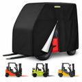 Forklift Cover for Clark S Series S20C, Waterproof Outdoor Forklift Truck Storage Cover, Dust Protection with Zippered Door and Reflective Strips