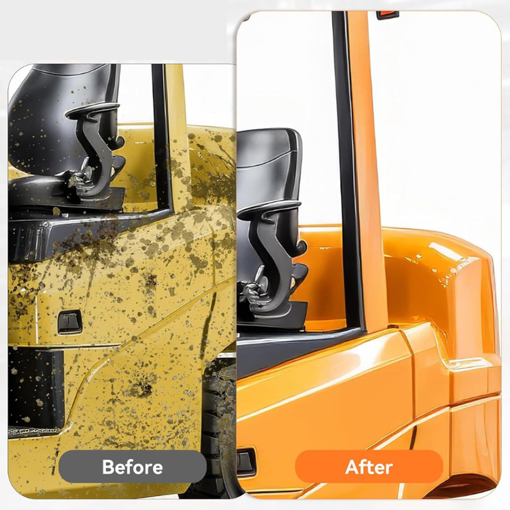 Forklift Cover for Outdoor Storage for Raymond 4150 2010s-2026, Full-Cover Forklift Truck Protector with Zippered Side Access and Reflective Strips