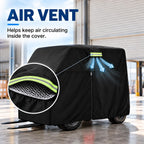 Forklift Cover for Hyster Fortis S40-70FT S55FTS, Waterproof Outdoor Forklift Truck Storage Cover, Dust Protection with Zippered Door and Reflective Strips