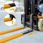 6.5in Width Forklift Extensions 96in for 6" Wide Forks
