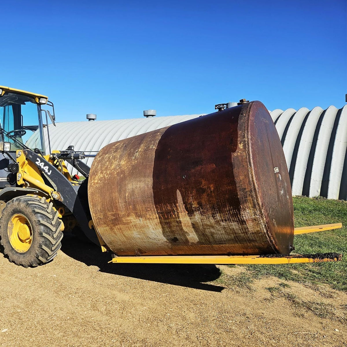 6.5in Width Forklift Extensions 96in for 6" Wide Forks