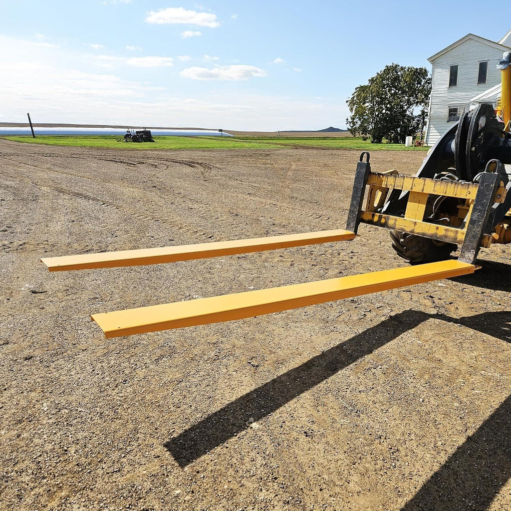 6.5in Width Forklift Extensions 96in for 6" Wide Forks